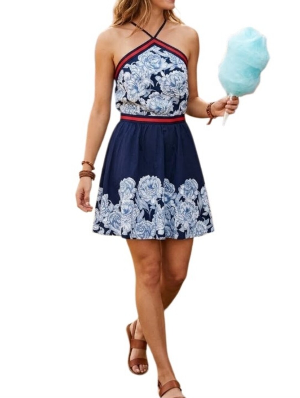Bailey Blue Floral Mini Dress